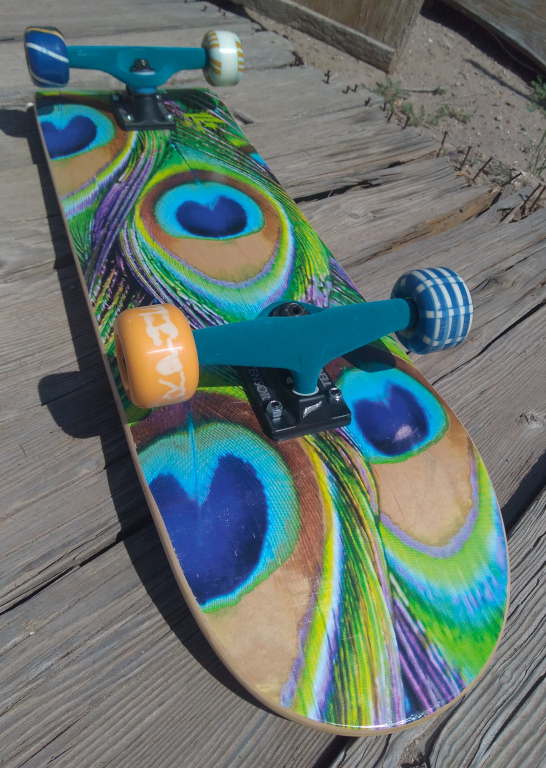 Used Complete Skateboard- Mini-Logo 8.25, Tensor Mag Lites, Marphemeral 55mm 99a