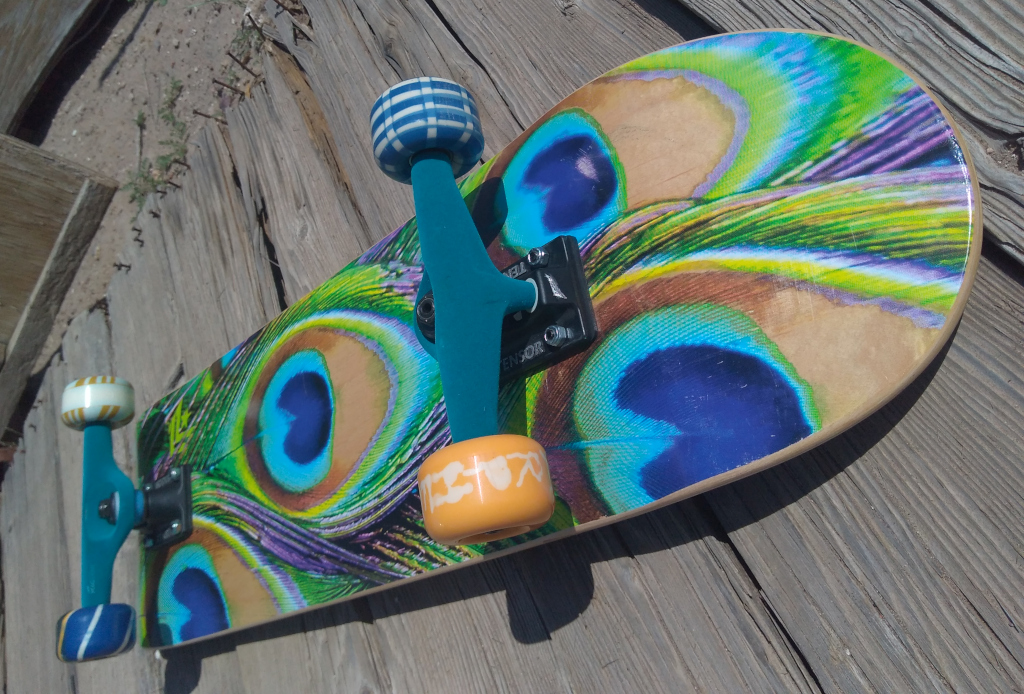 Used Complete Skateboard- Mini-Logo 8.25, Tensor Mag Lites, Marphemeral 55mm 99a